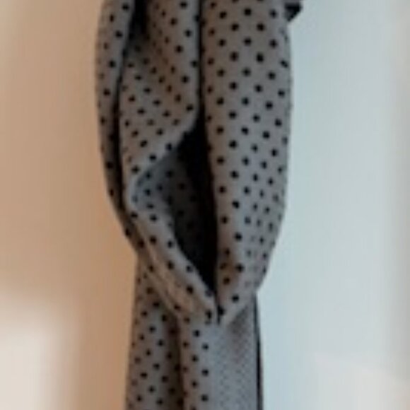 Banana Republic grey polka-dotted scarf - Picture 2 of 3